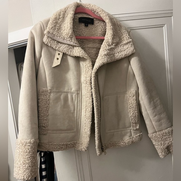Ann Taylor Sherpa jacket - Picture 1 of 4